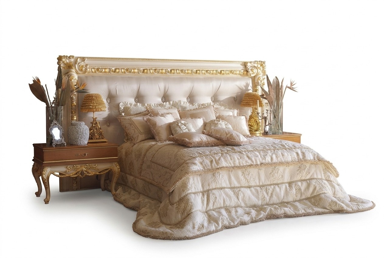 Chesterfield Bed Luxury Double Beds Italian Furniture Boiserie Furnishings
