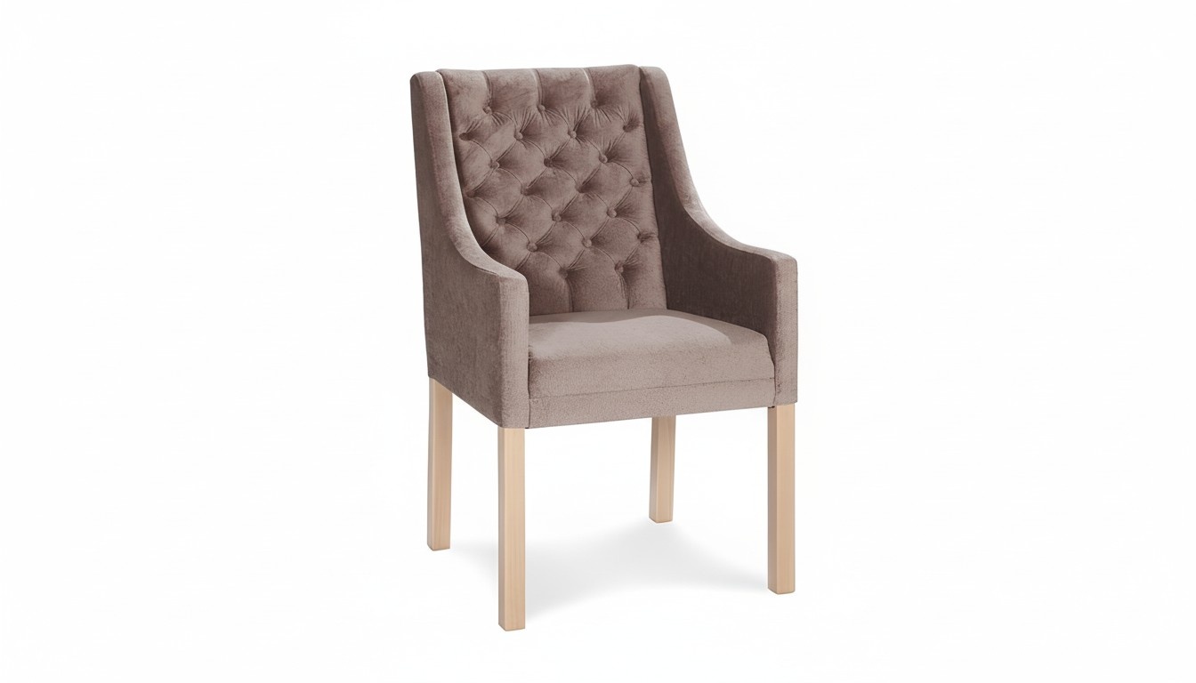 Chesterfield chair set design chairs upholstered armchair group 8x new set Lehn