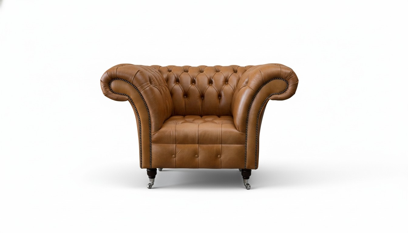 Chesterfield Design Armchair Couch Upholstery Luxury Couches 1 Seat Leather