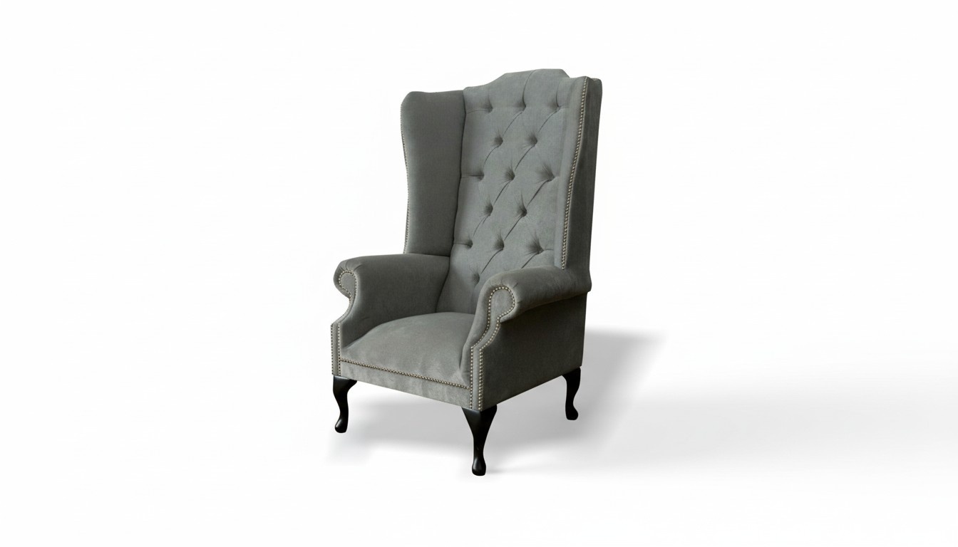 Upholstered sofas Chesterfield wing chair Classic chair of the premium class New