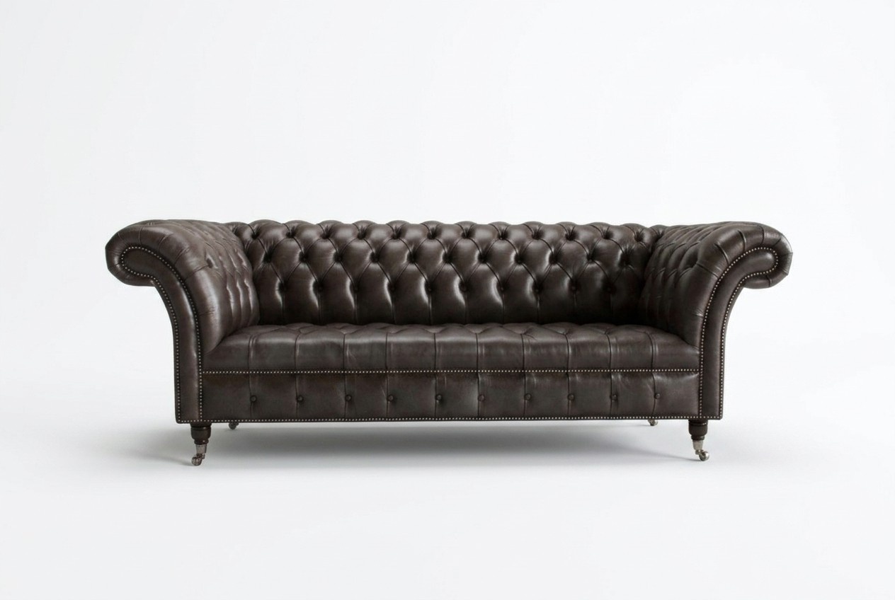 Chesterfield Fabric Sofa Leather Sofa Couch Upholstery Living Room Made to Measure