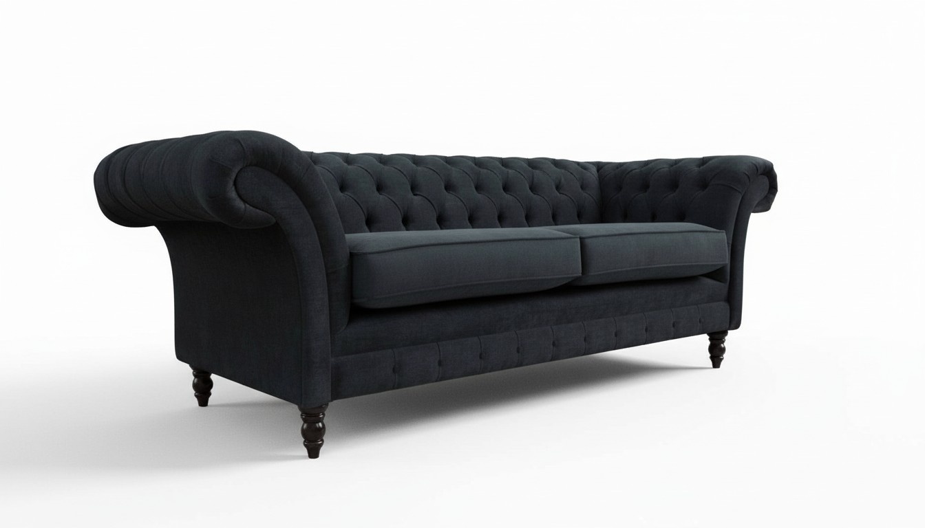 Chesterfield pink new three-seater fabric design couches upholstery sofa new