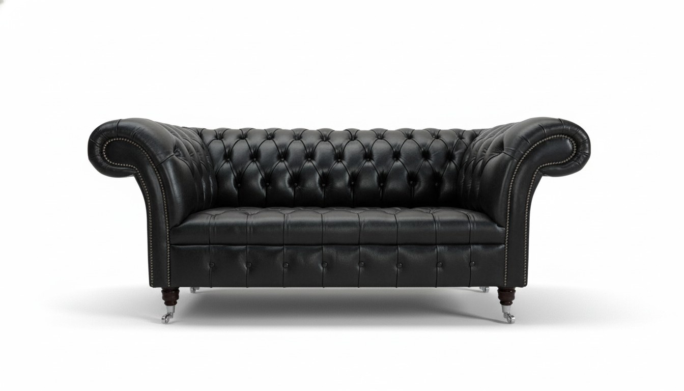 Chesterfield leather sofa couch upholstery 2 seater designer textile sofas couches