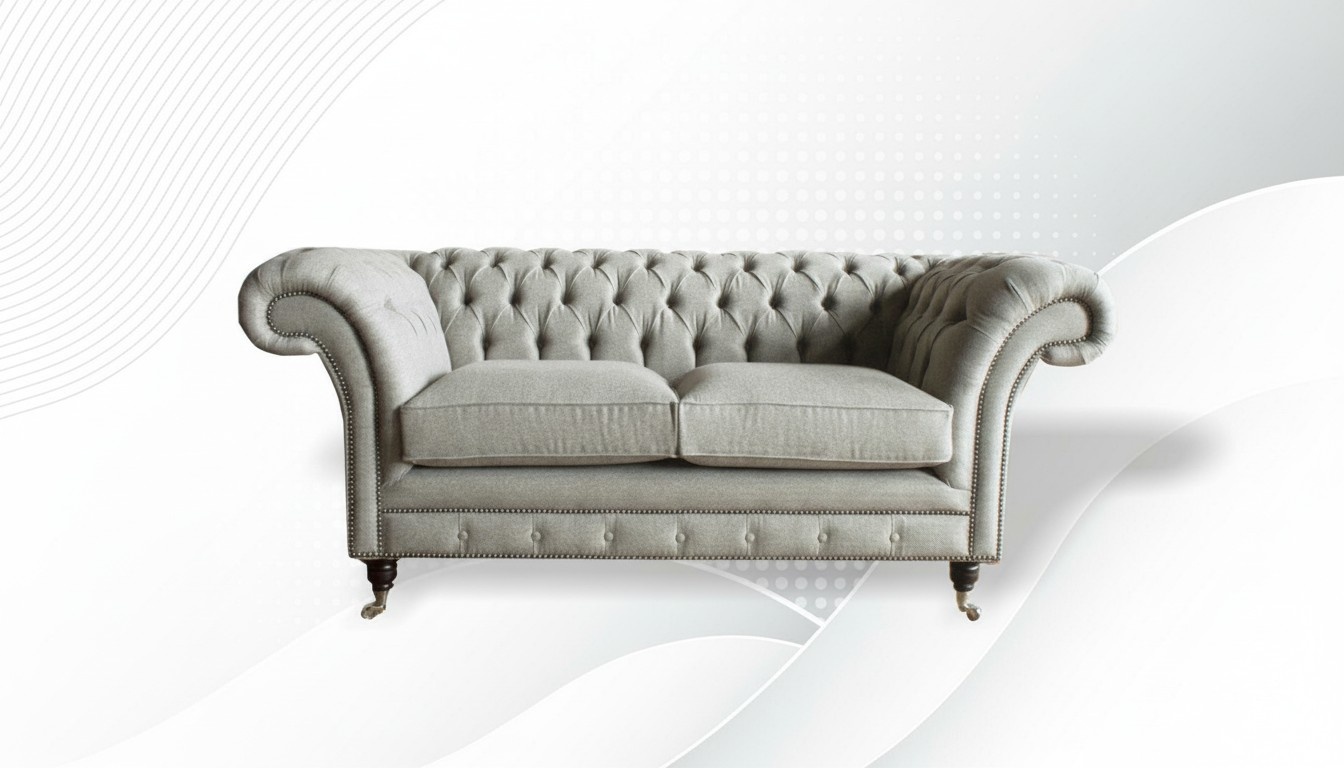 Chesterfield Milk Living Room Modern Design Couches Sofa Creative Furniture Fabric