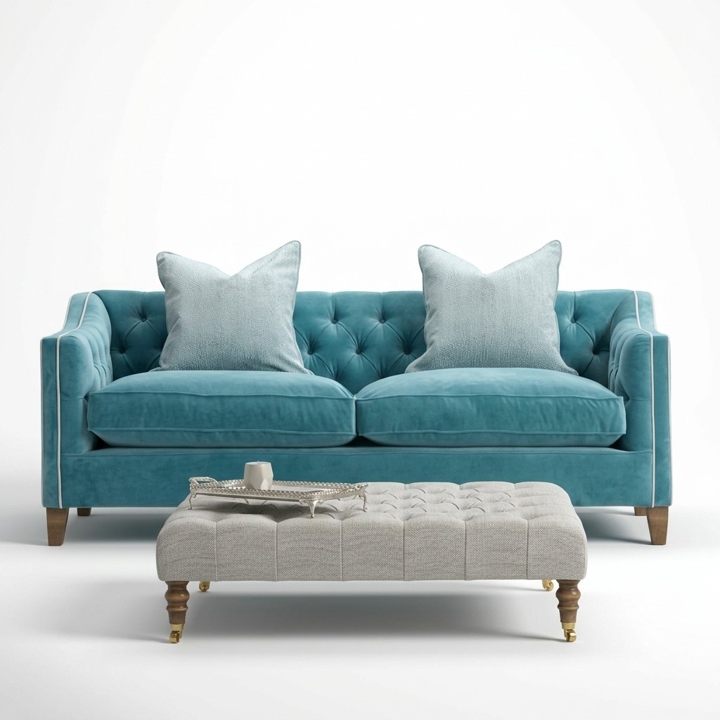 Chesterfield sofa 3 seater upholstery designer couches sofas set two seater