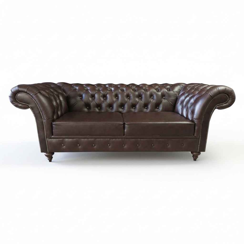 Chesterfield Sofa 3 Seater Couch Seat Luxury Couches Three Seater 230cm