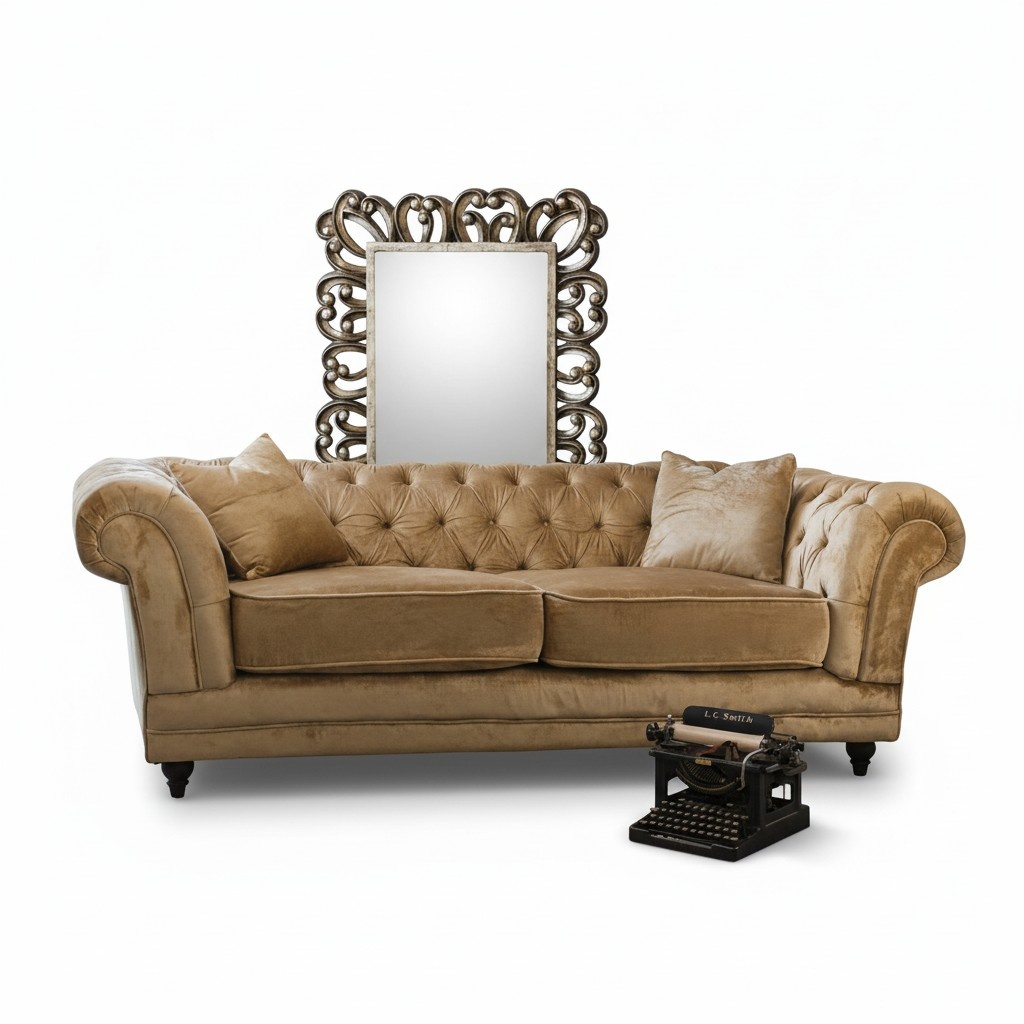 Chesterfield Sofa 3-seater Upholstered Designer Couches Sofa Set 2016-069