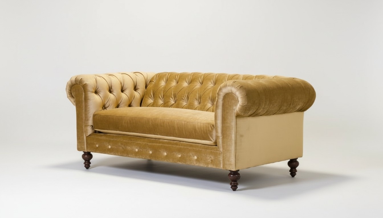 Chesterfield Sofa 3-Seat Upholstered Designer Couches Sofa Set 2016-068