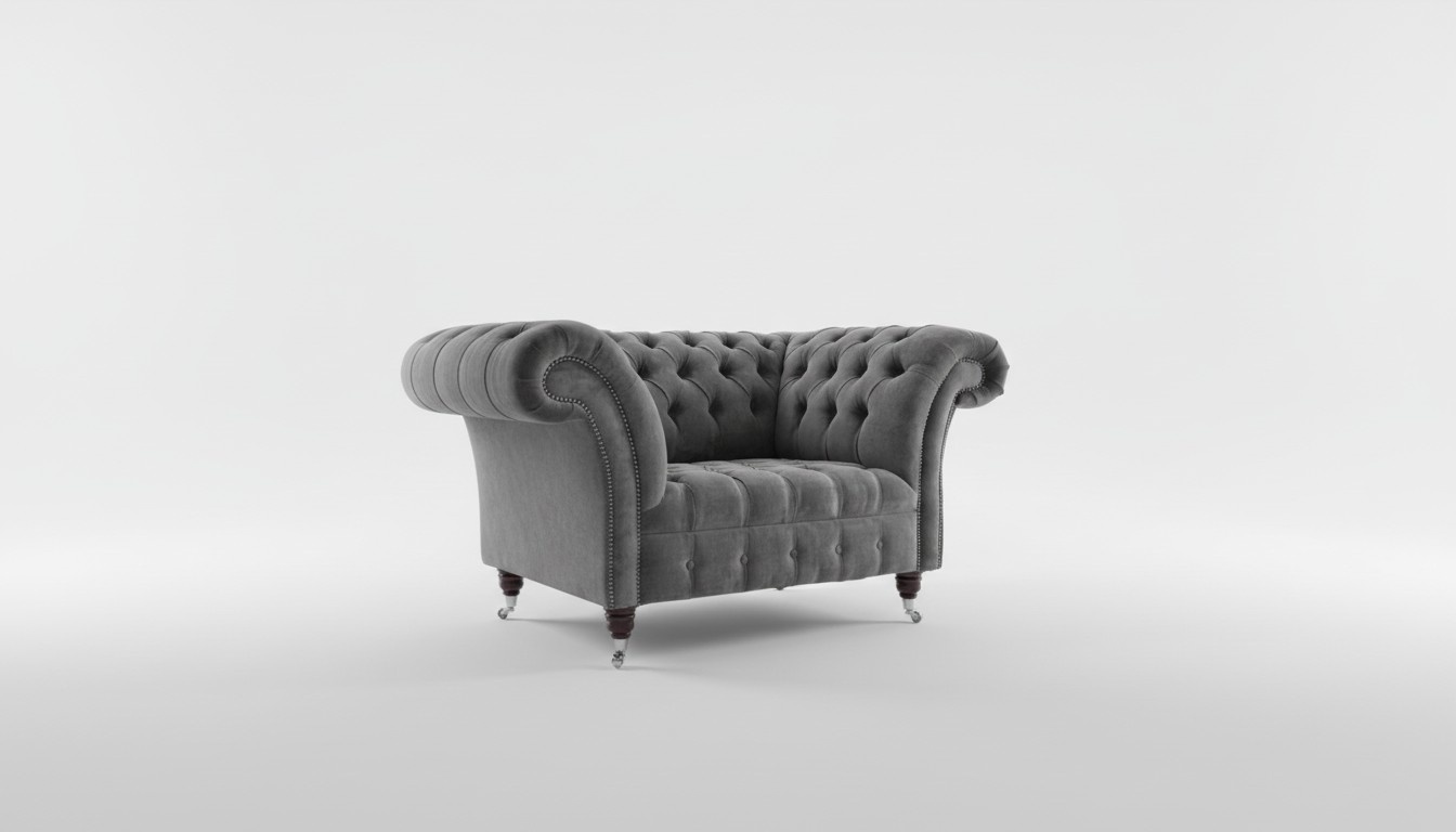 Chesterfield Sofa Armchair Upholstered Designer Couches Sofas Set 2016-061