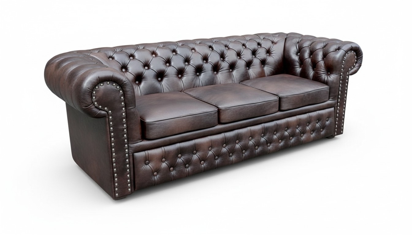 Chesterfield Sofa Couch Leather Sofa Upholstered Set Leicester Living Room Couches New
