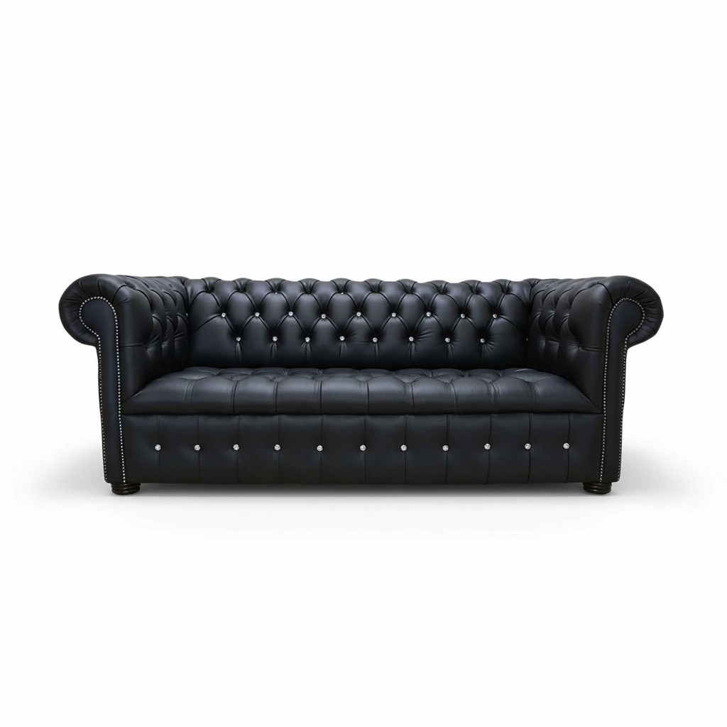 Chesterfield Sofa Couch Upholstered Set 3-Seater Sofas Classic New William