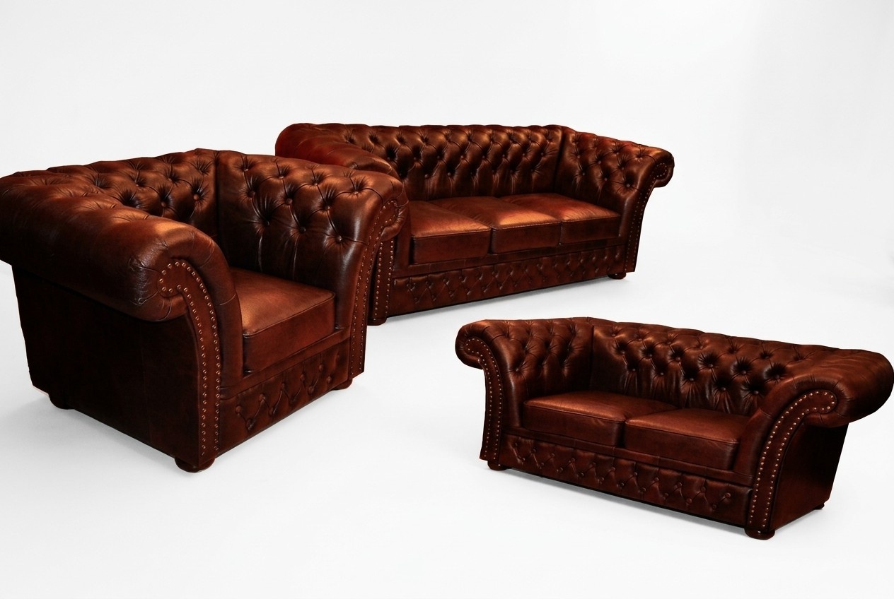 Chesterfield Sofa Couch Upholstered Sofa Set 3+2+1 Classic Seating Set New