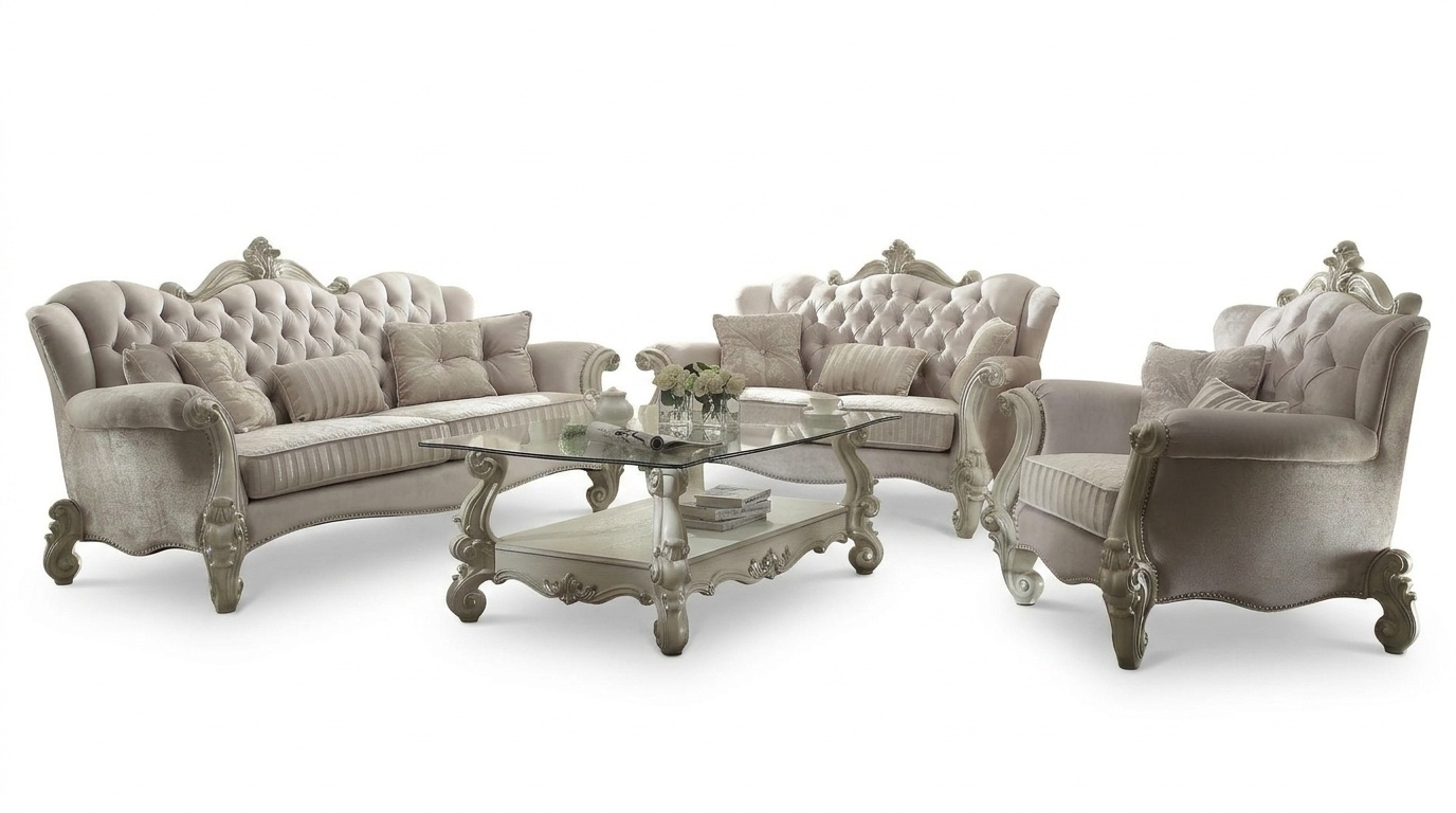 Chesterfield Sofa Set 3+2 Seater Design Sofa Upholstery Couches Couch Luxury