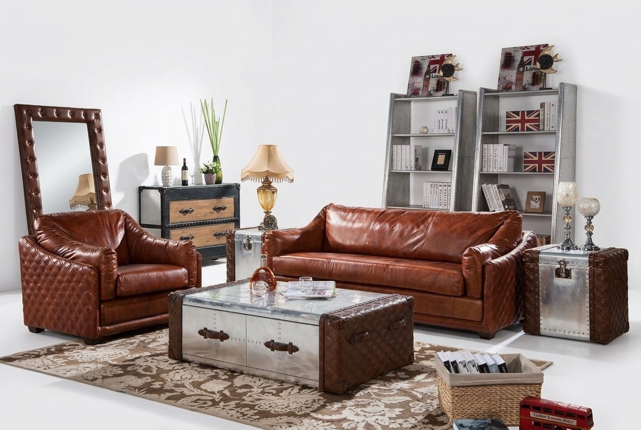 Chesterfield sofa set upholstery couch seat sets 2 pieces. Set 31 seater New