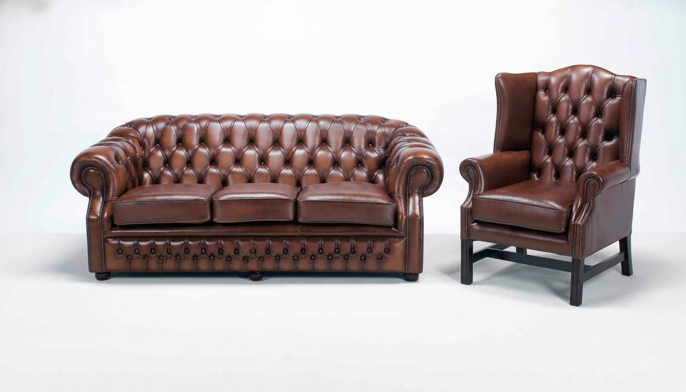 Chesterfield Sofa Upholstered Designer Sofas Set Couch Velvet Leather Sofa 2016-10