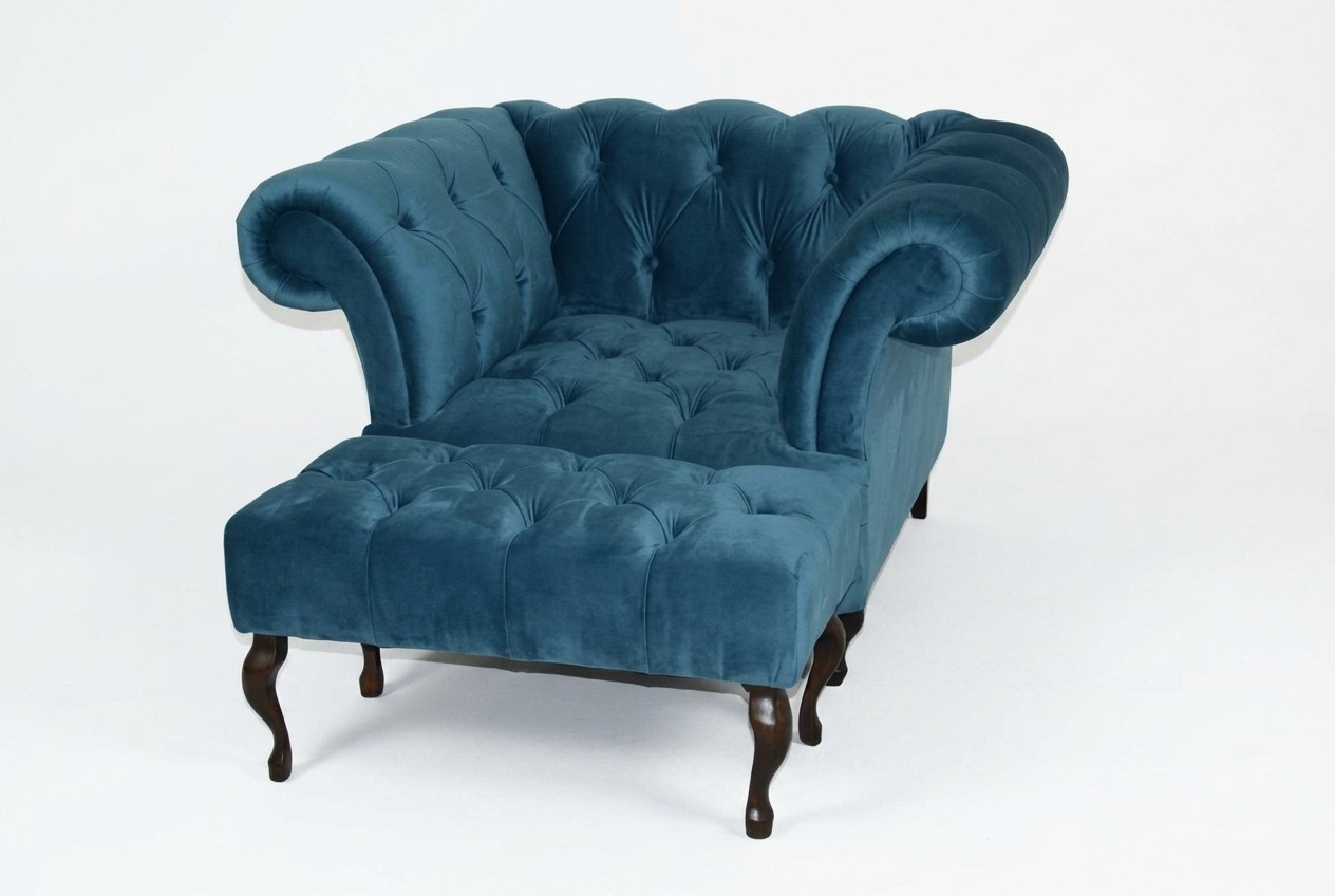 Chesterfield sofa upholstery fabric leather couches upholstered set armchair + ottoman