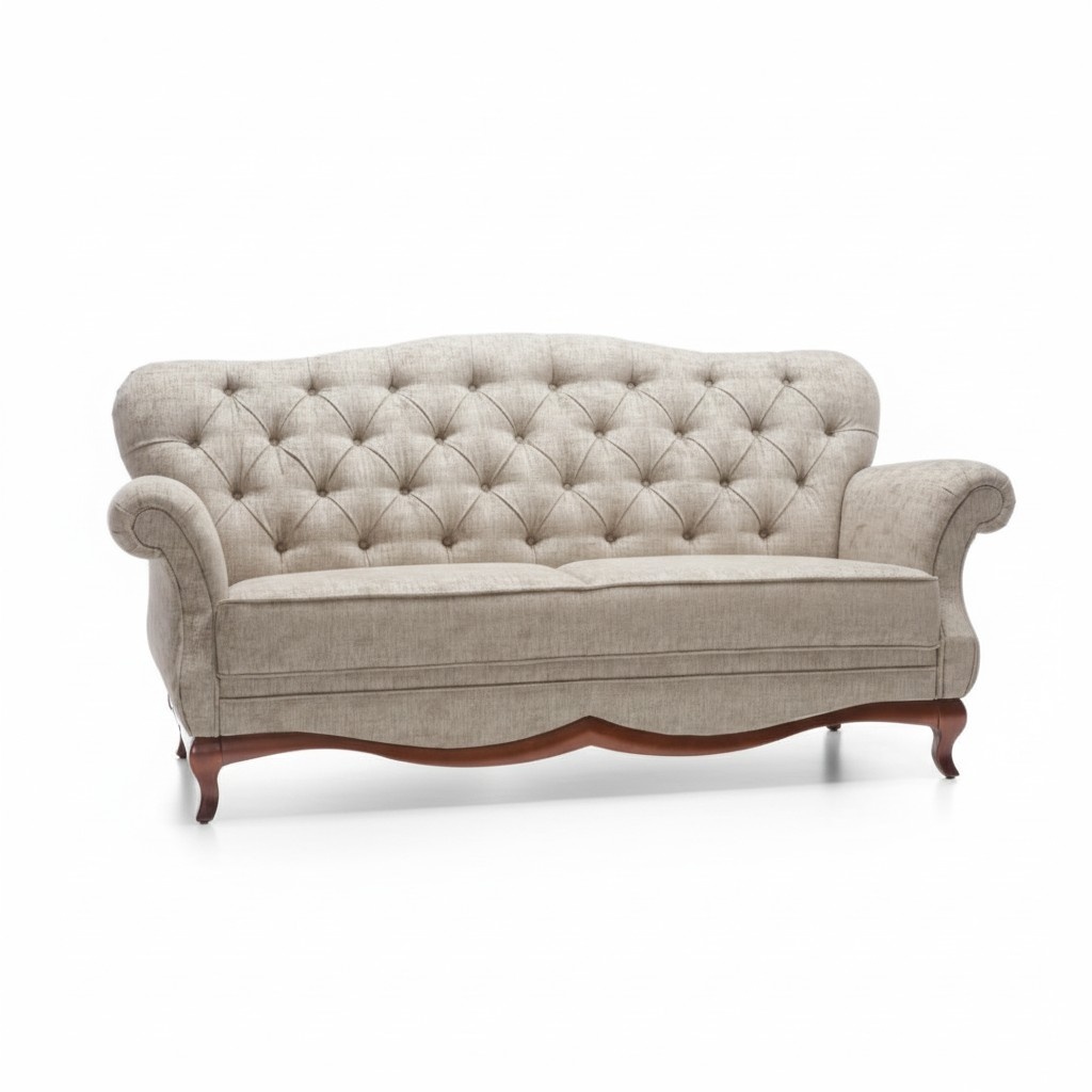 Chesterfield three seater couch upholstery furniture textile sofa couch fabric