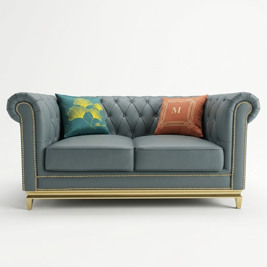 Chesterfield Two Seater Couch Design Furniture Interior Classic Sofas