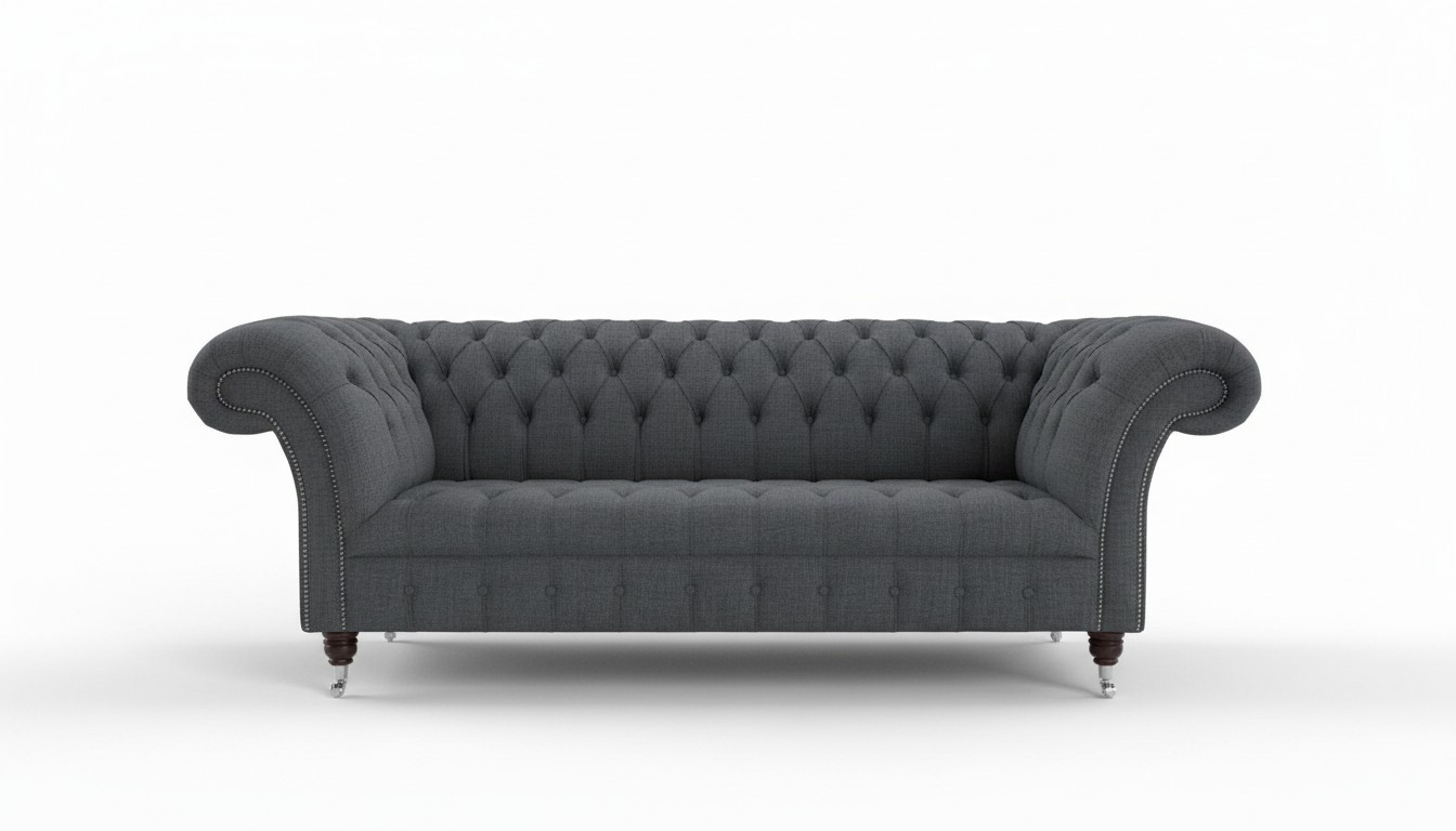 Chesterfield Upholstery Designer Sofa 3 Seater New Premium Class Luxury Fabrics