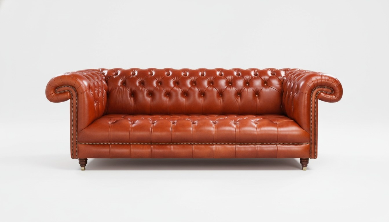 Chesterfield Upholstered Sofa Designer Set 3-Seater Classical Couches