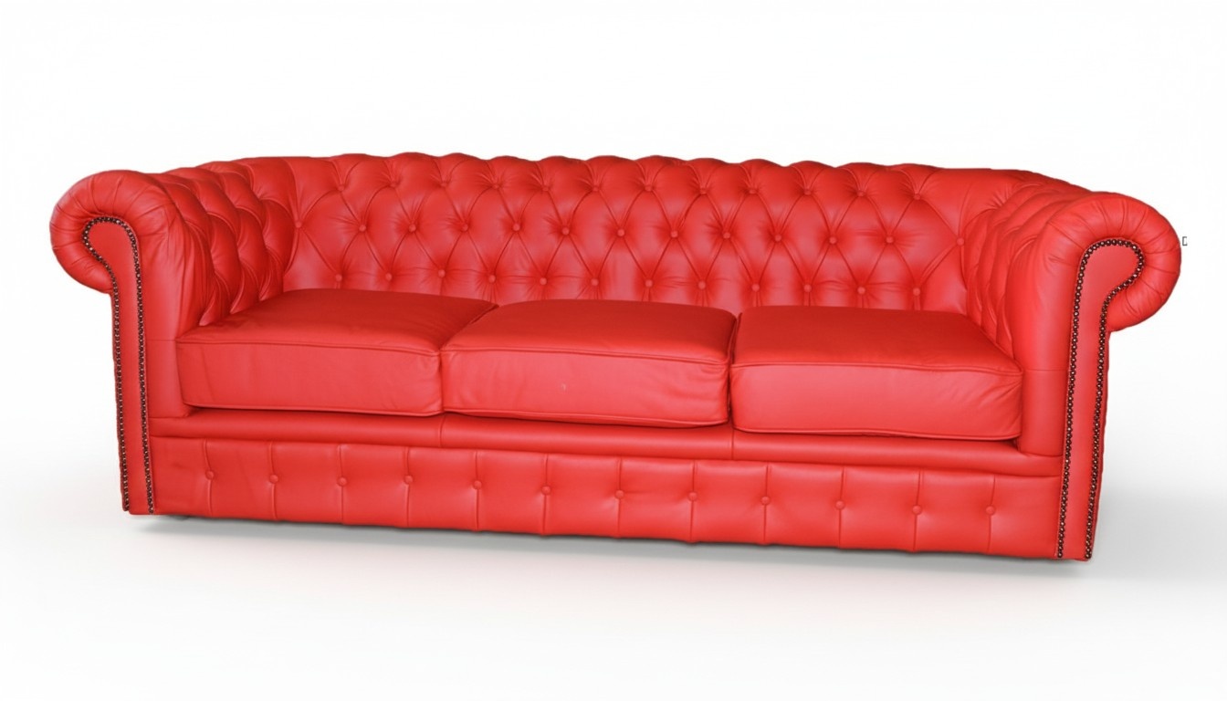 Chesterfield Upholstered Sofa Designer Set 3 Seater Couches Classic *New*