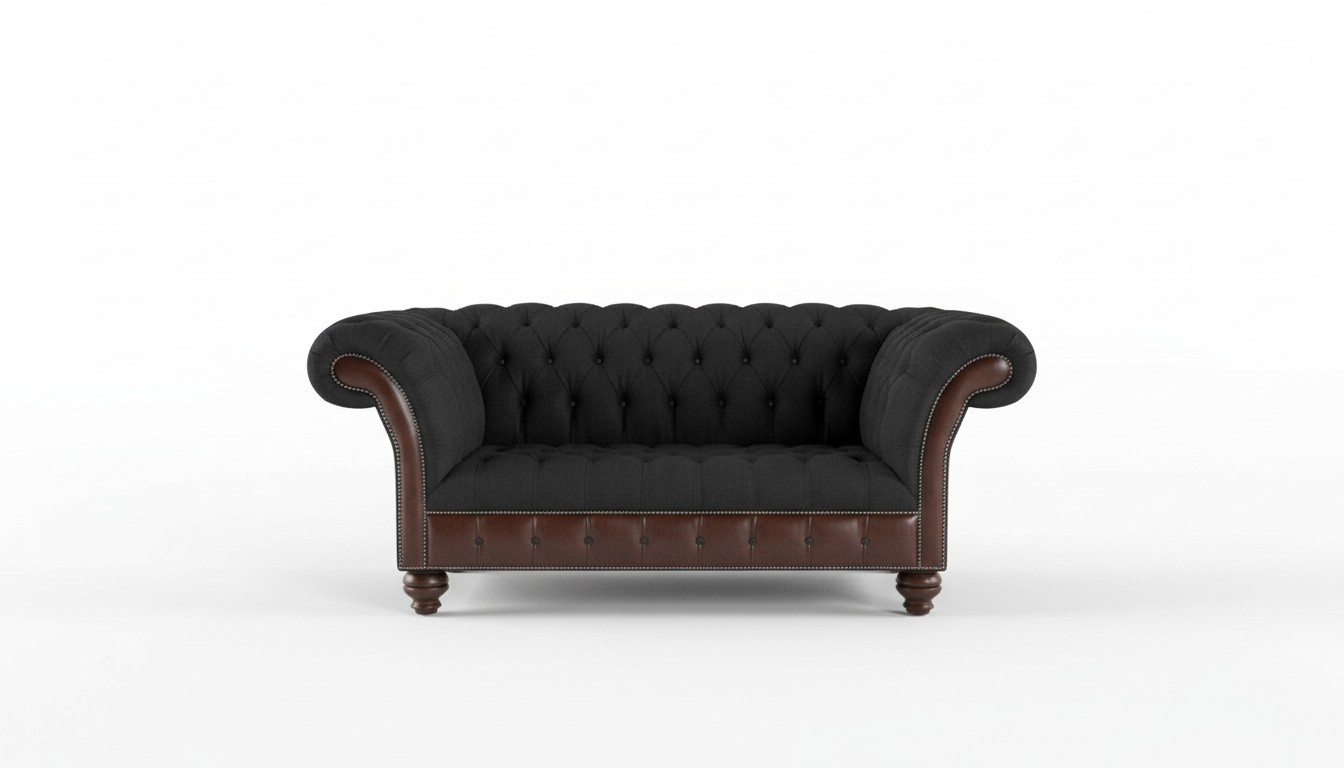 Chesterfield Upholstery Textile Sofa 2 Seater Sofa Sofas Design Luxury Fabric Sofas #1