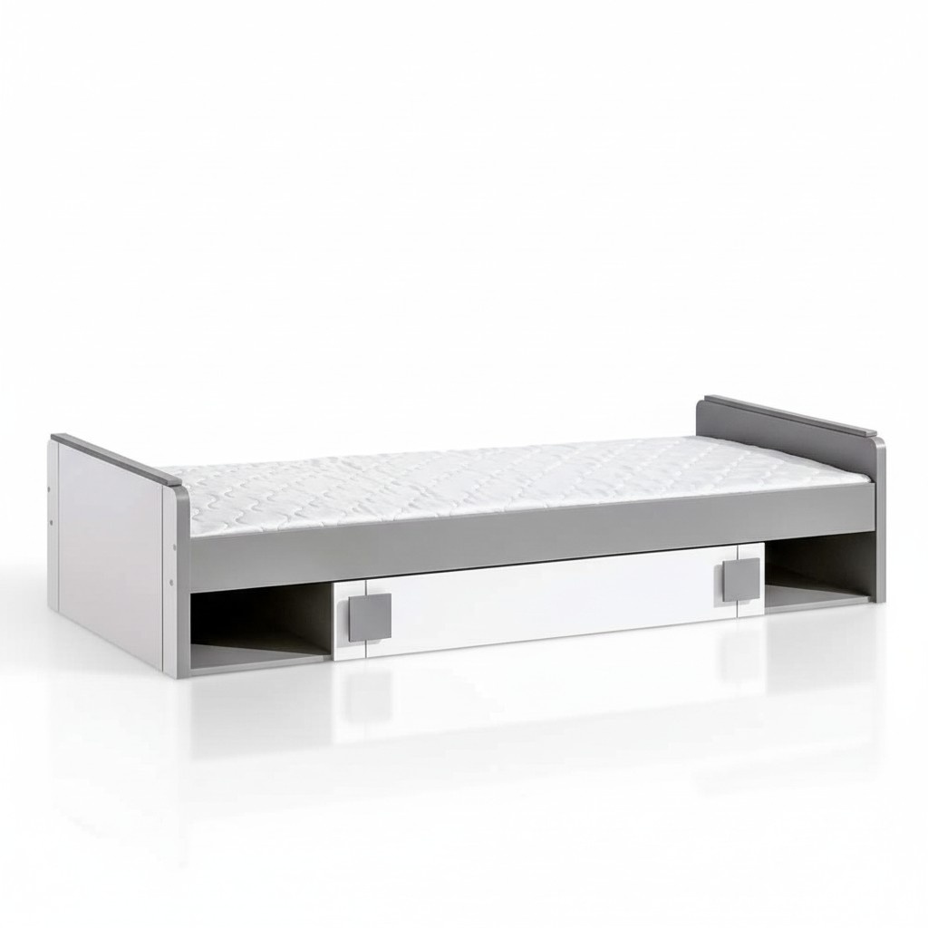 Children Room Youth Wood Bed MDF Beds Furniture Bedroom New 80 x 200cm