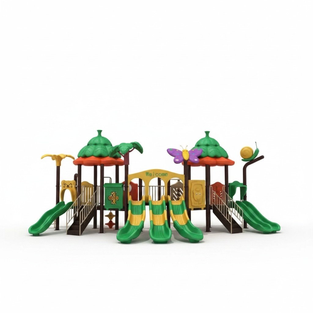 Children\'s playground Play equipment House system Customised playgrounds New