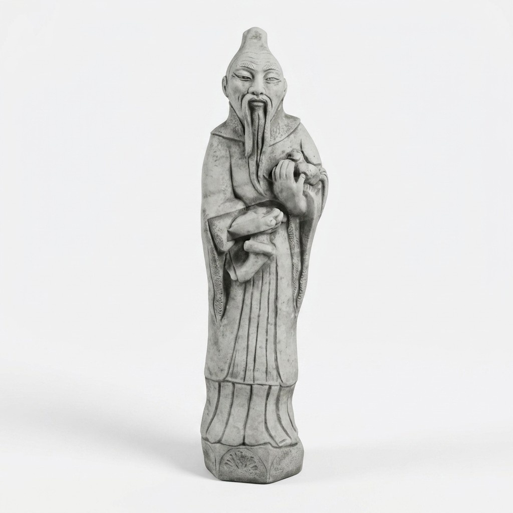 Chinese Confucius Figure Statue Figures Sculpture Garden Decoration S101061
