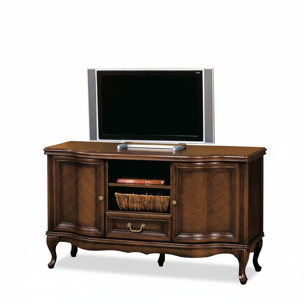 Classic Antique Style TV Sideboard Low Unit RTV Television Cabinet Model W-RTV