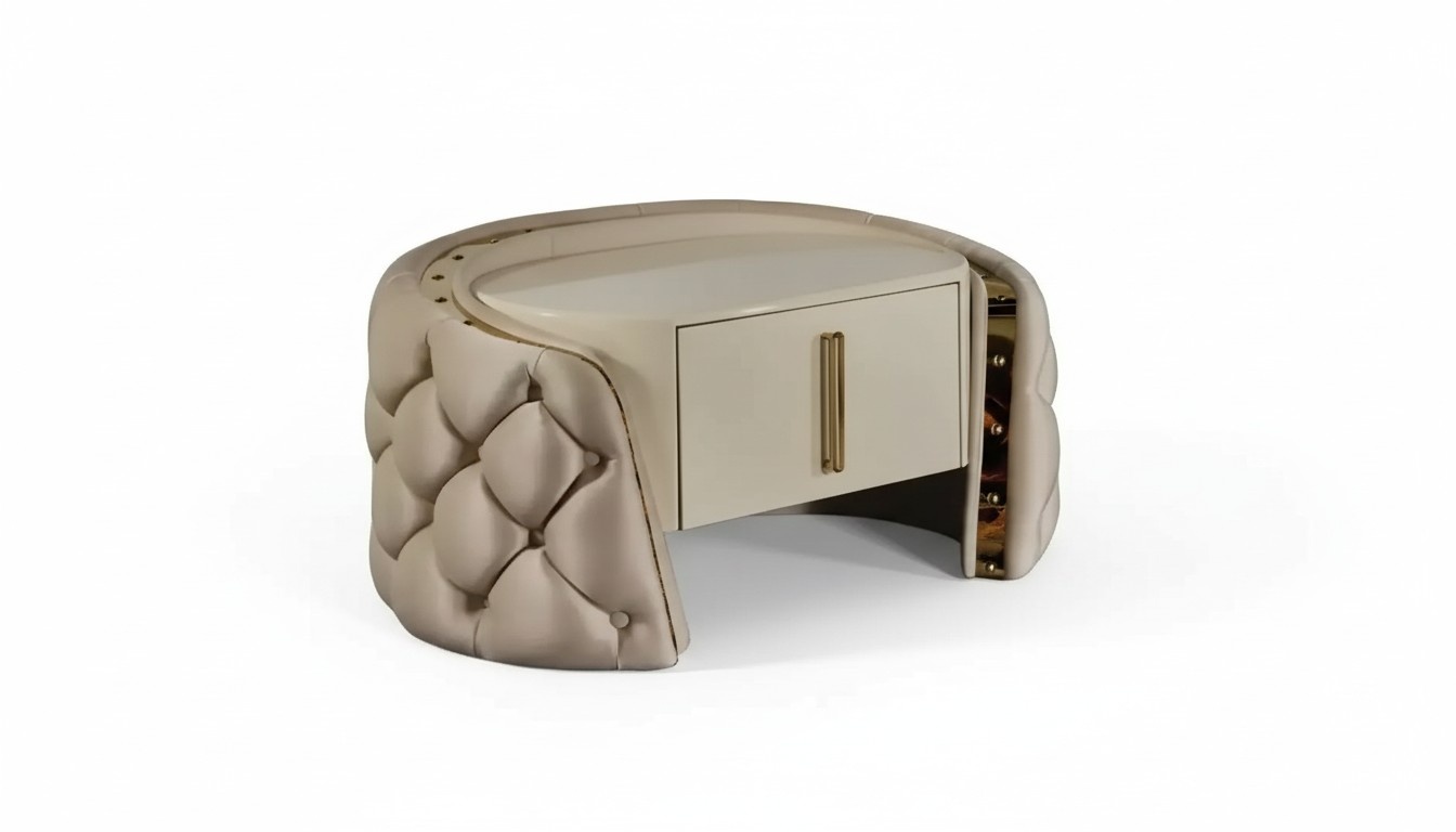 Classic Bedside Cabinet Bedside Table Furniture Console Storage Bedroom