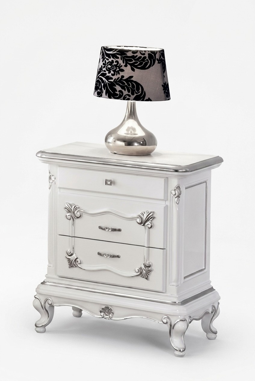 Classic Bedside Table Side Table Furniture Italian Furniture Wooden Table