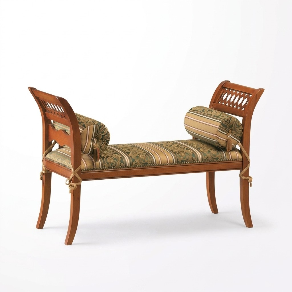 Classic bench stool designer seating upholstered bench benches bench