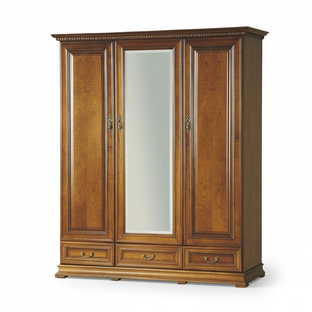 Classic cabinets cupboard wall wardrobe solid new Italy R-3D