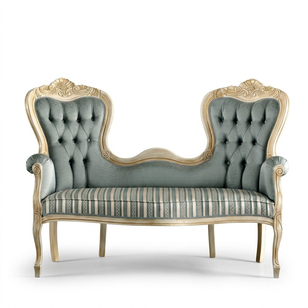 Classic Chesterfield bench upholstered furniture living room textile bench