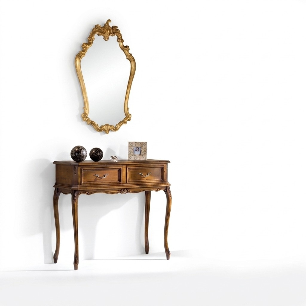Classic Console Table Modern Wooden Furniture Brown Bedroom Furniture