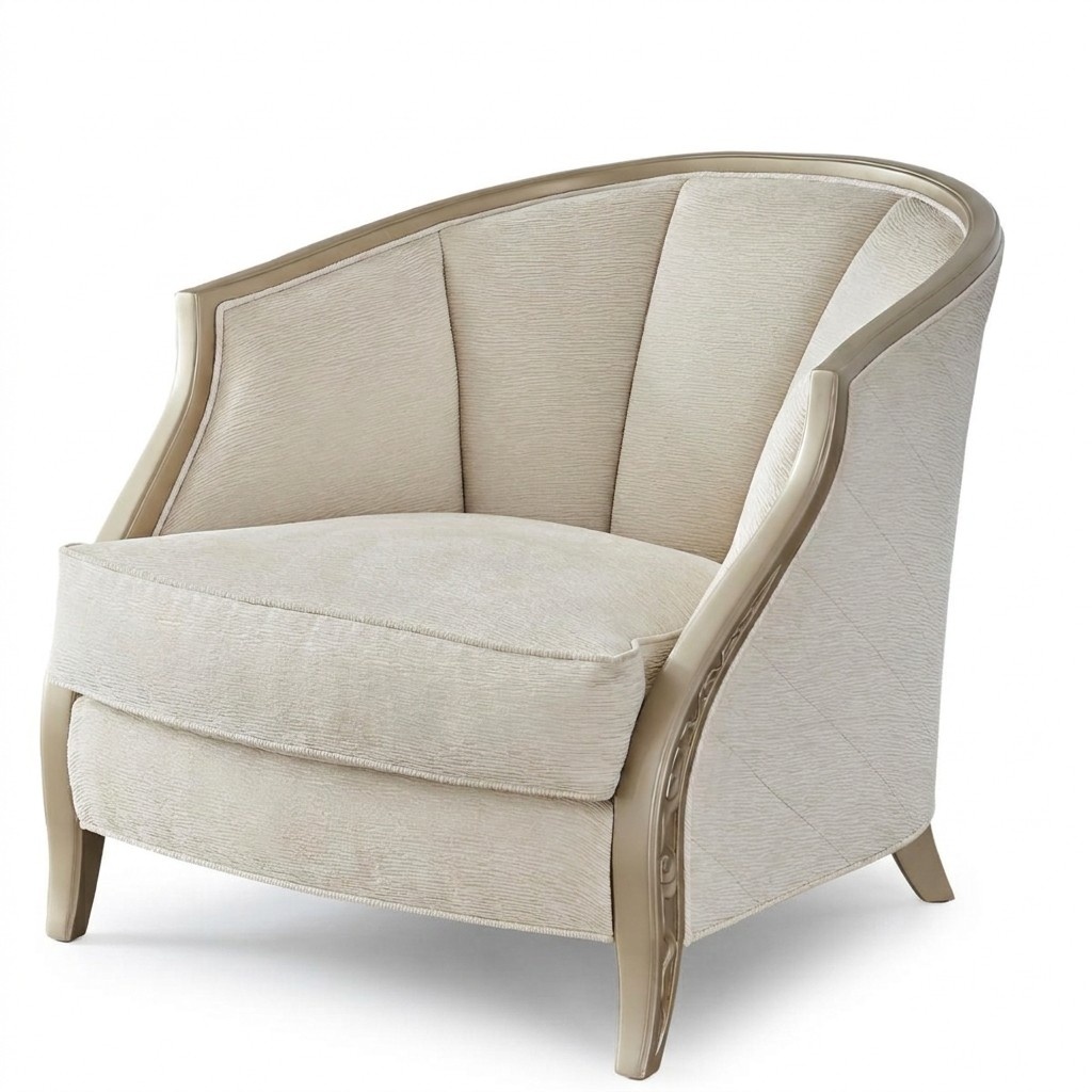 Classic Designer Armchair Lounge Club Furniture Single Seater Italian Furnishing