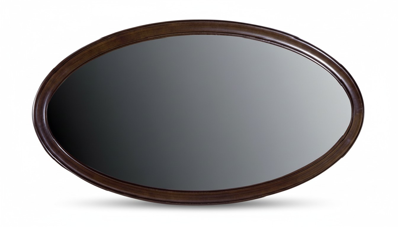 Classic Designer Mirror Wall Mirror Round Mirror - Model V-Ellipse