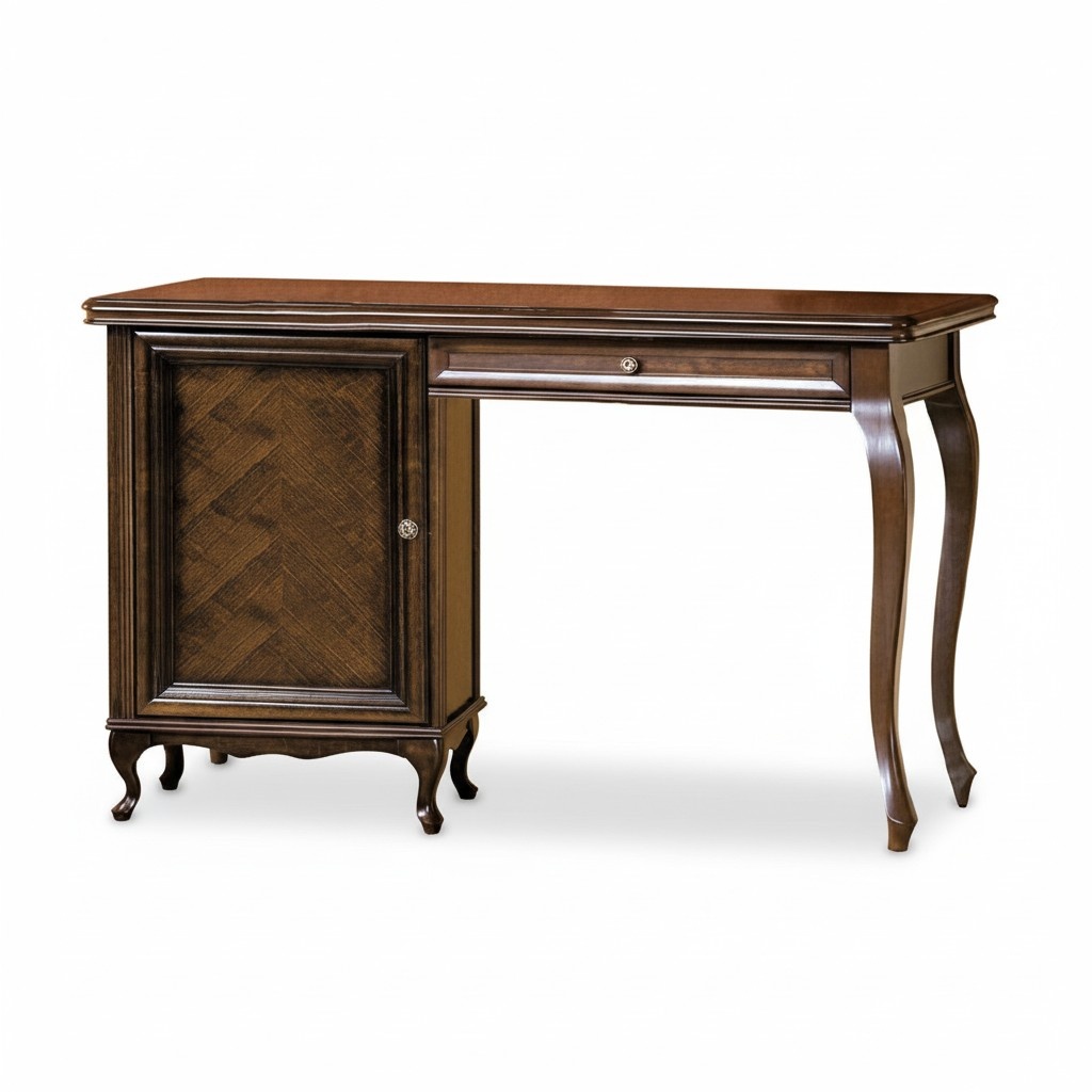 Classic office table table secretary wooden table classic antique style office new