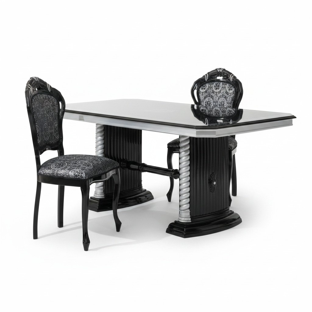 Classic Dining Table Living Room Tables Italian Furniture Wood Table 185/230cm