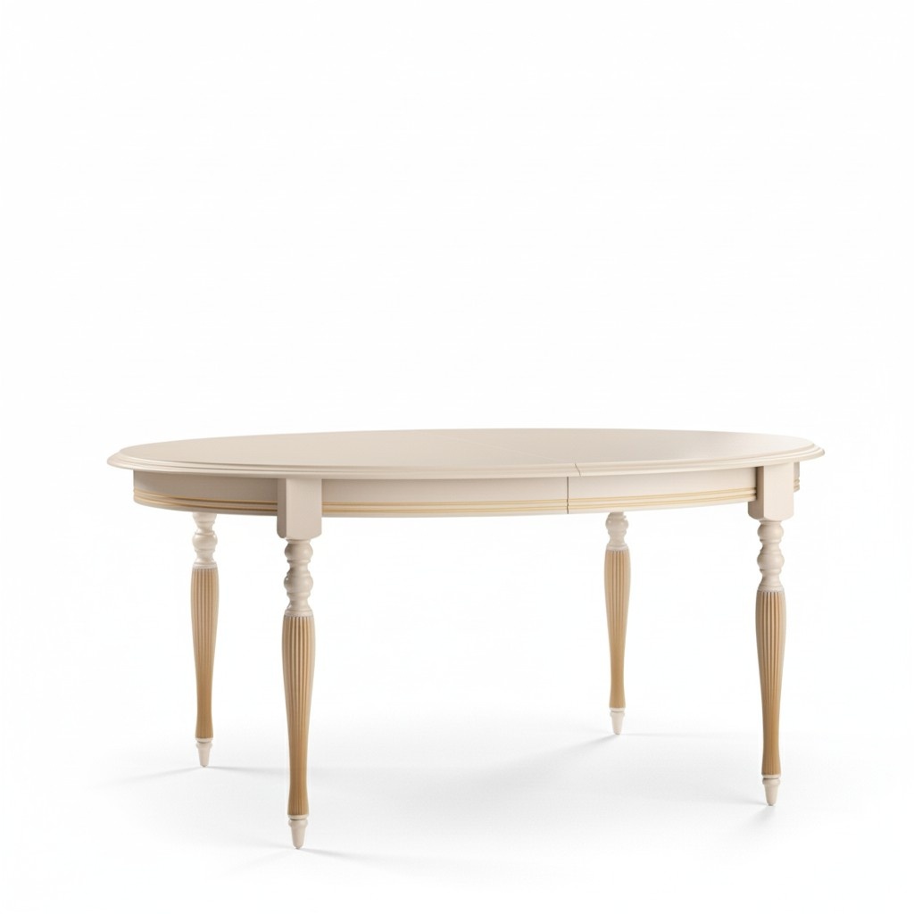 Classic dining table oval tables dining room table wood furniture luxury new