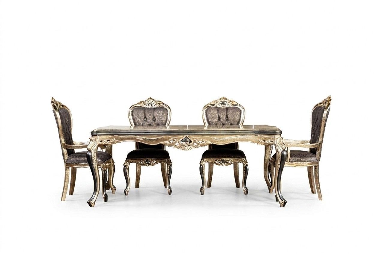 Classic Dining Table Baroque Tables Dining Tables Wooden Table 208x108 cm