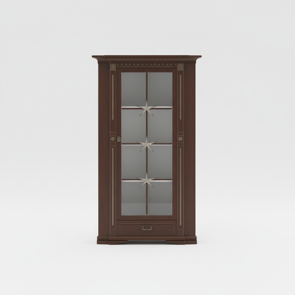 Classic display case display cabinet showcase glass cabinet cupboard colonial OW-N