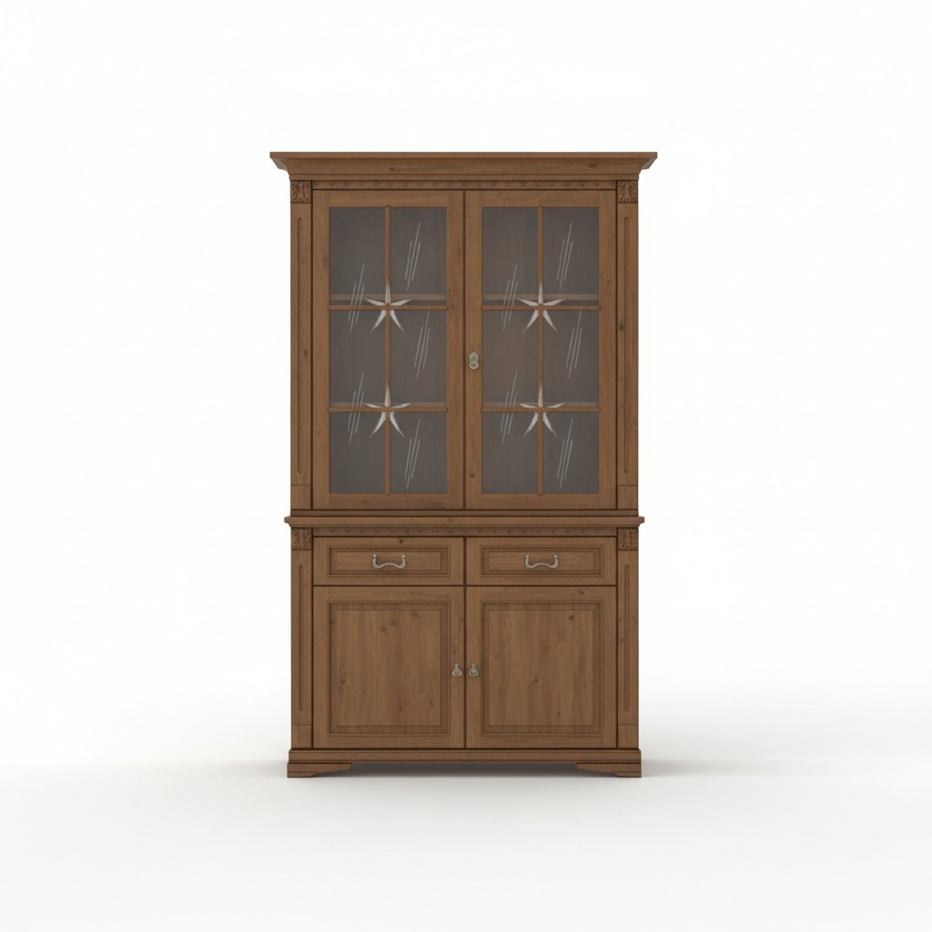 Classic display cabinet display case glass cabinet cupboard colonial new OK2