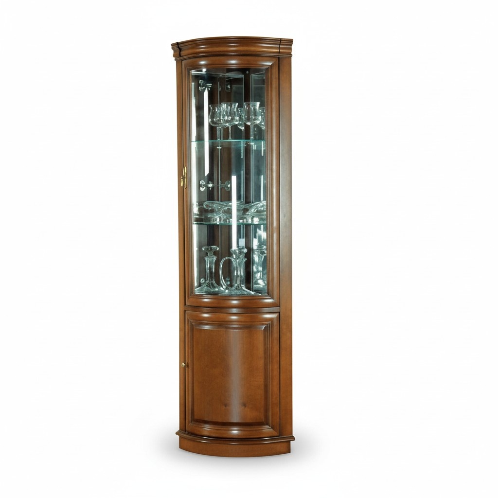 Classic display cabinet rustic cupboard glass cabinet showcases Z-WN