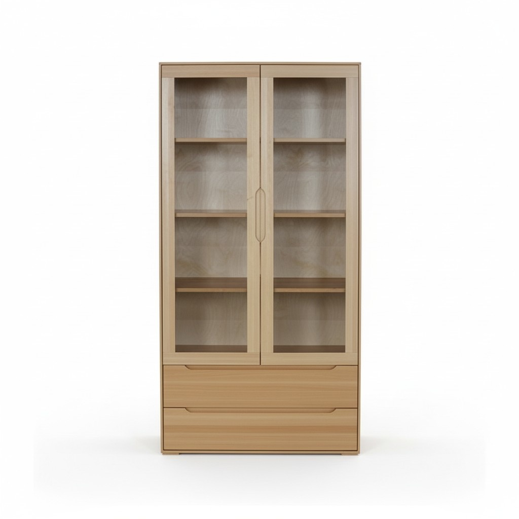 Classic display cabinet showcase handmade solid wood cabinet wooden cabinets