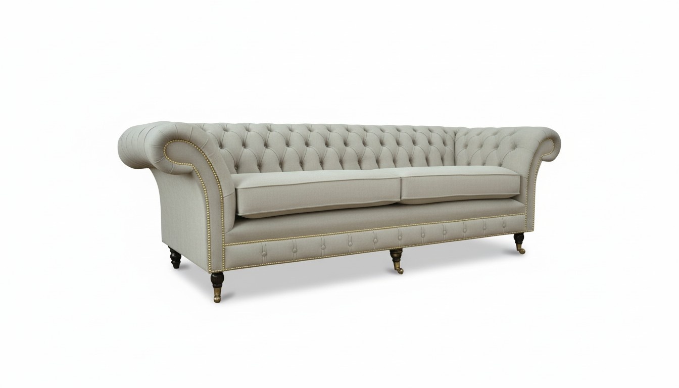 Classic furniture Chesterfield sofa couch upholstery sofas couches textile leather new