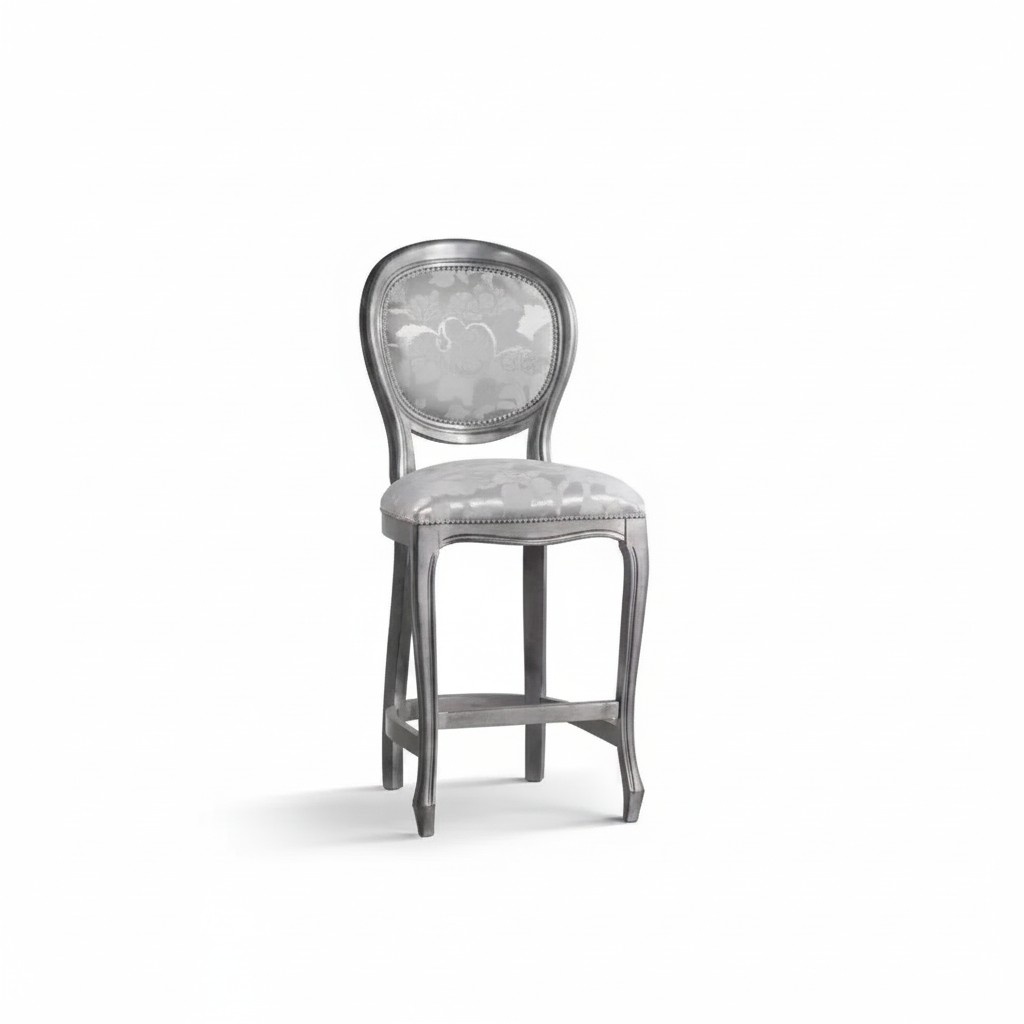 Classic Grey Chair Designer Bar Stool Wooden Chair Luxury New Furniture