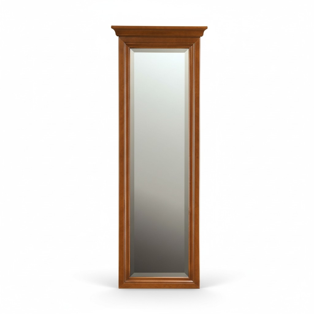 Classic Large Mirror Wall Mirror Hanging Mirror Wooden Frame Wardrobe N-LP