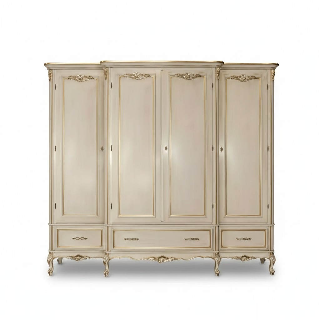 Classic modern style wardrobe wood wardrobe cabinets furniture new
